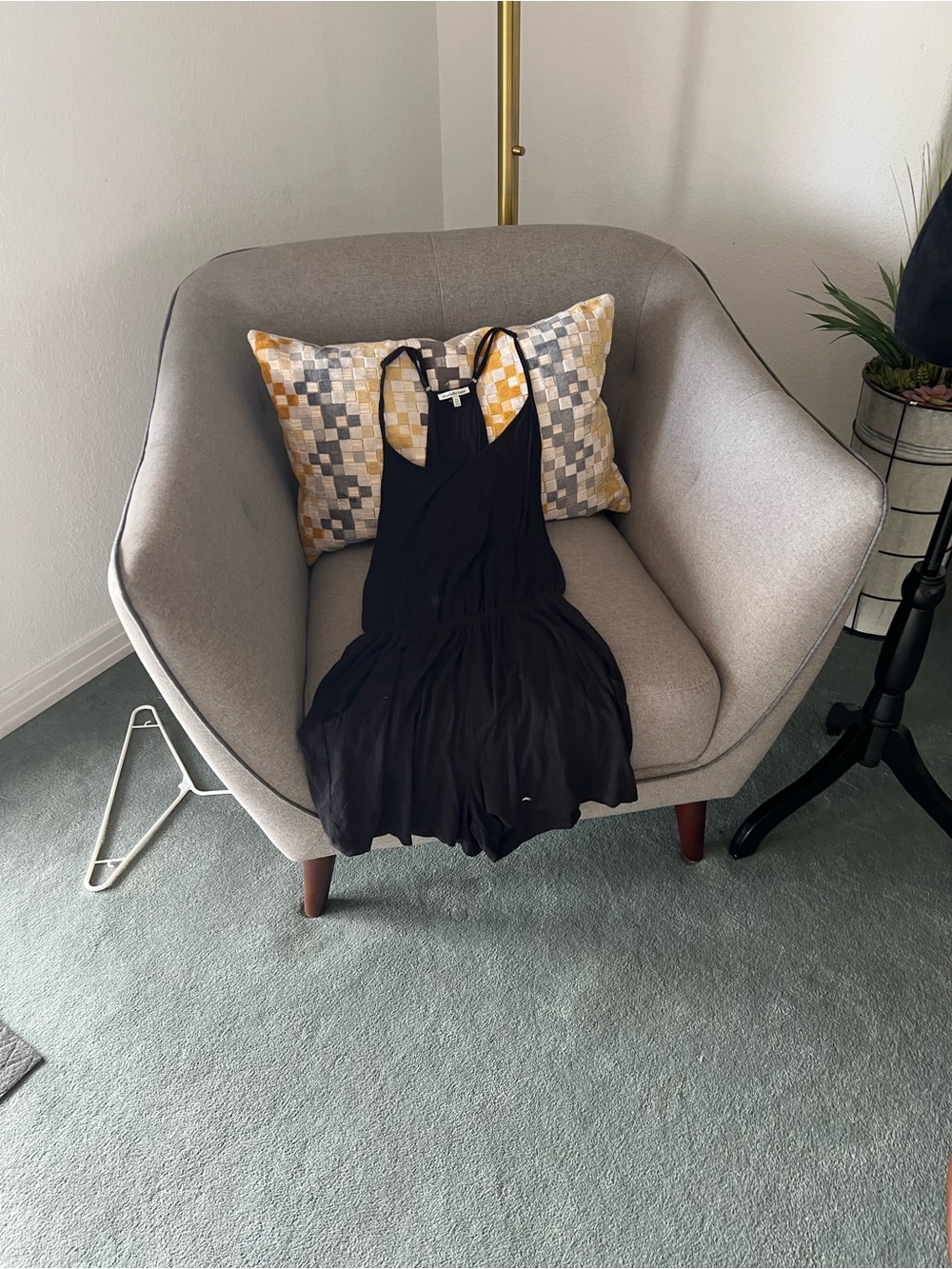 Charlotte Russe Black Racerback Mini Dress